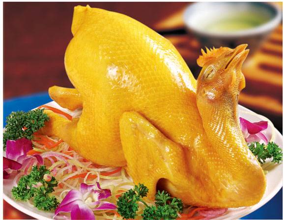 新鲜阉鸡