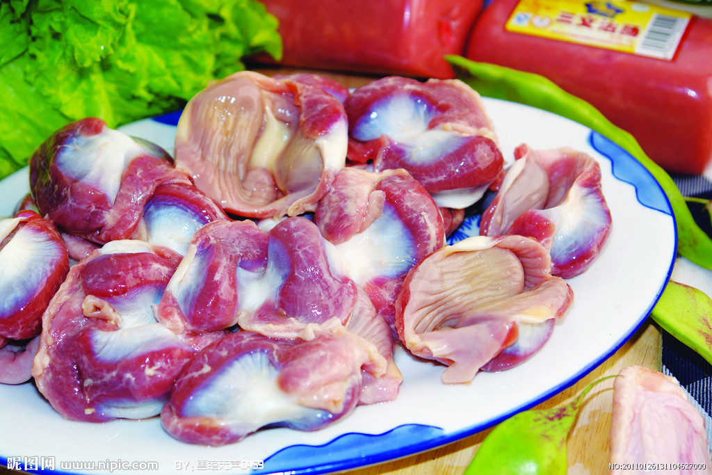 新鲜鸡胗